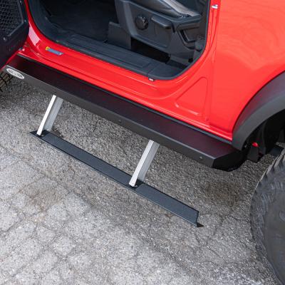 Bronco Side Step Sliders For 21-Pres Bronco 2 Door Models Set Rock Slide Engineering
