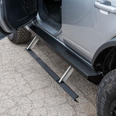 Bronco Side Step Sliders For 21-Pres Bronco 4 Door Models Set Rock Slide Engineering