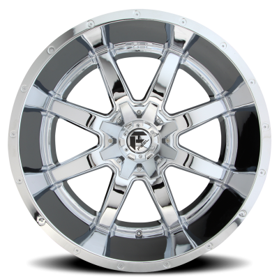 Aluminum Wheels 20X12 Maverick D536 5 On 114.3/5 On 127 Chrome 78.1 Bore -44 Offset Fuel Off Road Wheels