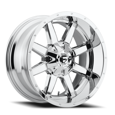 Aluminum Wheels 20X9 Maverick D536 5 On 139.7/5 On 150 Chrome 110.3 Bore 1 Offset Fuel Off Road Wheels