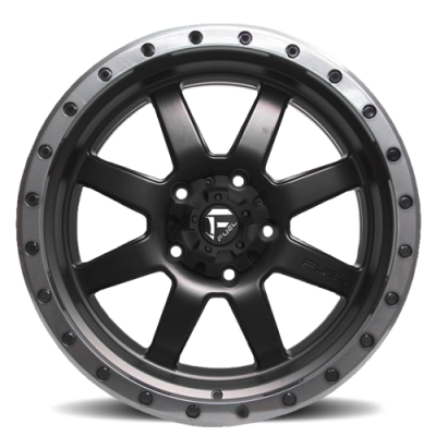 Aluminum Wheels 18X9 Trophy D551 5 On 127 Matte Black 78.1 Bore 1 Offset Fuel Off Road Wheels
