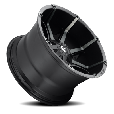 Aluminum Wheels 18X9 Coupler D556 5 On 114.3/5 On 127 Matte Black/Machined Dark Tint 78.1 Bore -12 Offset 8 Spoke Fuel Off Road Wheels