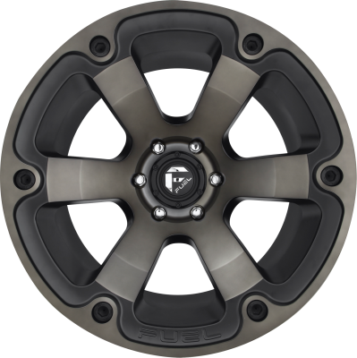 Aluminum Wheels 20X9 Beast D564 5 On 127 Matte Black/Machined Dark Tint 78.1 Bore 1 Offset 6 Spoke Fuel Off Road Wheels