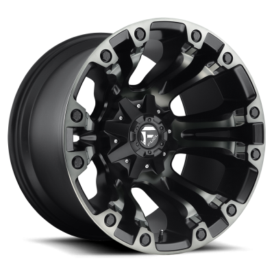 Aluminum Wheels 18X9 Vapor D569 5 On 114.3/5 On 127 Matte Black Double Dark Tint 78.1 Bore 1 Offset 44 Lbs Fuel Off Road Wheels