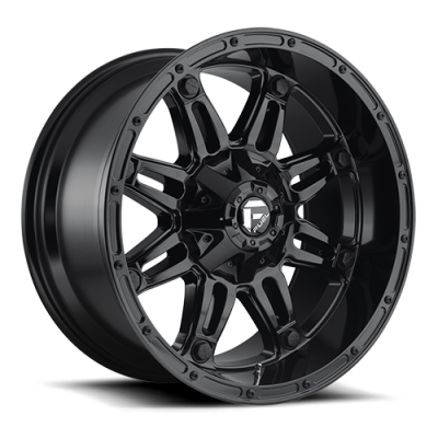 Aluminum Wheels 20X10 Hostage D625 5 On 114.3/5 On 127 Gloss Black 78.1 Bore -18 Offset Fuel Off Road Wheels