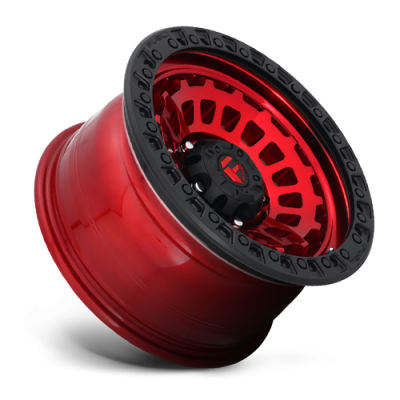 Aluminum Wheels 17X9 Zephyr D632 5 On 127 Candy Red W/Matte Black Ring 71.6 Bore 1 Offset Fuel Off Road Wheels