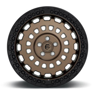 Aluminum Wheels 18X9 Zephyr D634 5 On 127 Matte Bronze W/Black Bead Ring 71.5 Bore 1 Offset Fuel Off Road Wheels