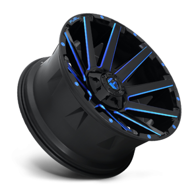 Aluminum Wheels 20X9 Contra D644 5 On 114.3/5 On 127 Gloss Red/Milled 78.1 Bore 1 Offset Multi Spoke Fuel Off Road Wheels