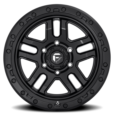 Aluminum Wheels 18X9 AMMO D700 5 On 127 Matte Black 71.5 Bore 1 Offset 5 Spoke Fuel Off Road Wheels