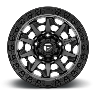 Aluminum Wheels 18X9 Covert D716 5 On 127 Matte Gunmetal Gray Black Bead Ring 71.5 Bore 1 Offset Multi Spoke Fuel Off Road Wheels