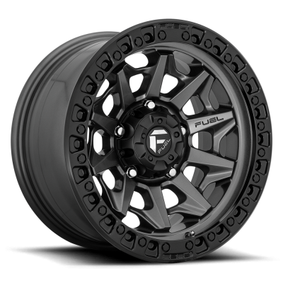 Aluminum Wheels 20X9 Covert D716 5 On 120 Matte Gunmetal Gray Black Bead Ring 72.56 Bore 22 Offset Multi Spoke Fuel Off Road Wheels