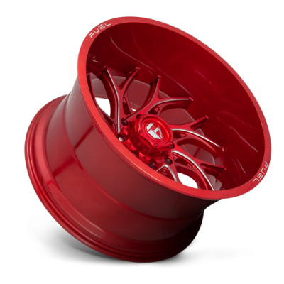 Aluminum Wheels 26X14 Runner D742 5 On 127 Candy Red Milled 71.5 Bore -75 Offset Fuel Off Road Wheels