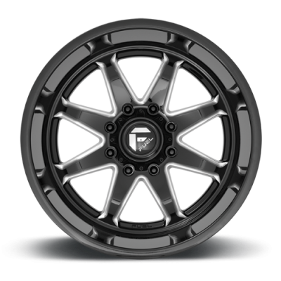 Aluminum Wheels 20X10 Hammer D749 5 On 127 Gloss Black Milled 71.5 Bore -18 Offset Fuel Off Road Wheels