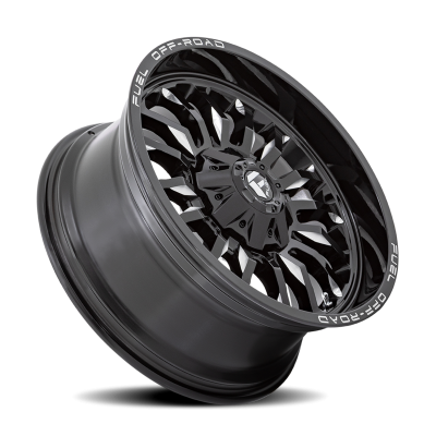Aluminum Wheels 20X10 Arc D795 5 On 127/5 On 139.7 Gloss Black Milled 87.1 Bore -18 Offset Fuel Off Road Wheels