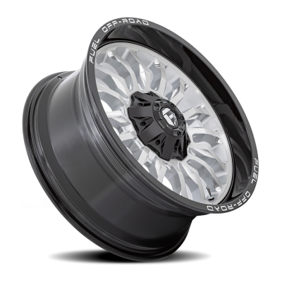 Aluminum Wheels 22X12 Arc D798 5 On 114.3/5 On 127 Silver/Brushed Face-Milled Black Lip 78.1 Bore -44 Offset Fuel Off Road Wheels