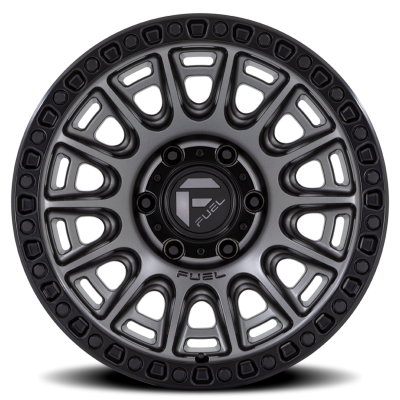 Aluminum Wheels 17X8.5 Cycle D835 5 On 120 Gunmetal Gray/Black Ring 65.07 Bore 34 Offset Fuel Off Road Wheels