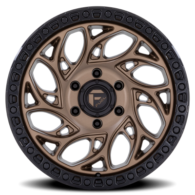 Aluminum Wheels 15X8 Runner OR D841 5 On 114.3 Bronze/Black Ring 72.56 Bore -19 Offset Fuel Off Road Wheels