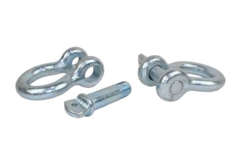 D Ring 3/4 Inch Zinc 2 Piece Set Fishbone Offroad