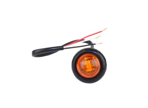 Amber LED's 3/4 Inch Pair Fishbone Offroad