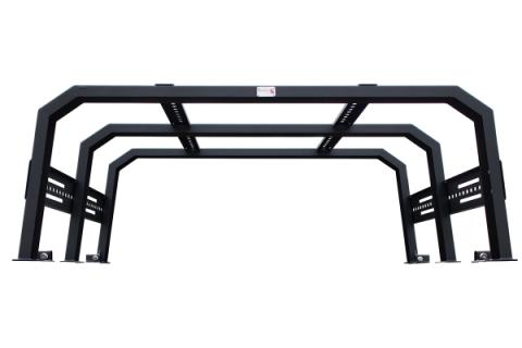 Gladiator Bed Rack Full Tackle Rack For 20+ Jeep Gladiator Full Rack Black Powdercoat Fishbone Offroad