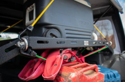 Jeep Storage/Bed Rack Tie Down Kit Stainless Steel Fishbone