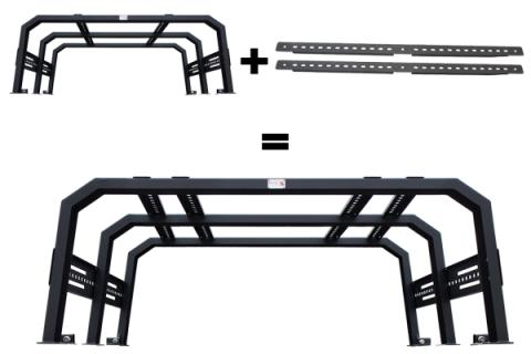 Top Rails for 61 Inch Tackle Racks Fishbone