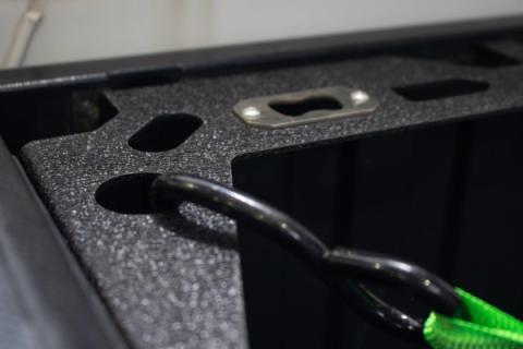 Tacoma Front Bed Wheel Chock Fishbone Offroad