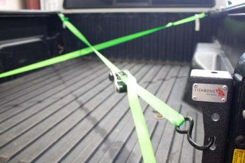 Tacoma Front Bed Wheel Chock Fishbone Offroad