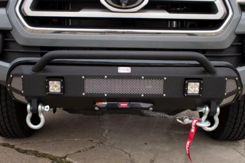 2016-Present Toyota Tacoma Center Stubby Front Bumper Fishbone Offroad