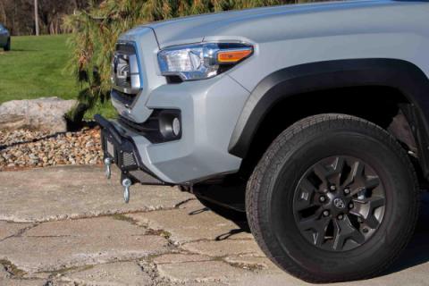 2016-Present Toyota Tacoma Center Stubby Front Bumper Fishbone Offroad
