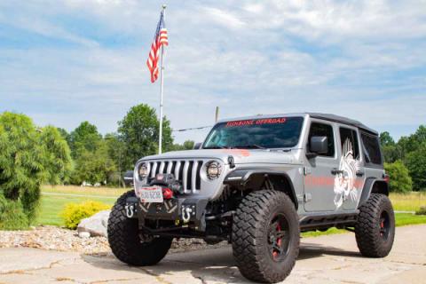 Barracuda Modular Front Bumper - Base 07-18 Jeep Wrangler, 18-Present Jeep Wrangler, 18-Present Jeep Gladiator JT Fishbone Offroad