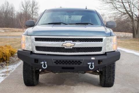07-13 Chevy 1500 Front Winch Bumper Fishbone Offroad