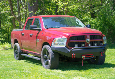 13-Current Ram 1500 Classic Anglerfish Front Bumper Fishbone Offroad