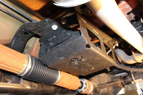 Jeep JK EVAP Canister Skid Plates 07-11 Wrangler JK Steel Black Textured Powdercoat Fishbone Offroad