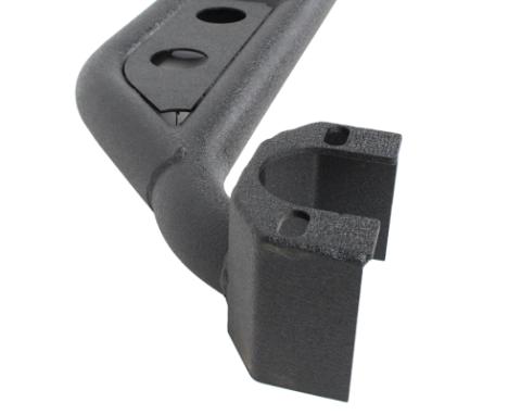 Jeep Wrangler Side Steps 07-18 Wrangler JK 2 Door Steel Black Textured Powdercoat Fishbone Offroad