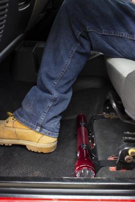 Jeep TJ Front Seat Flashlight Mount Fishbone Offroad