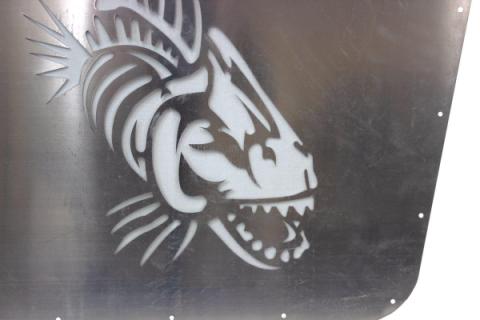 Jeep JK Hood Louver 07-12 Wranger JK Raw Unpainted Fishbone Offroad