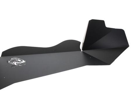 Jeep JK Logo Aluminum Inner Fenders 07-18 Wrangler JK Black Powdercoat Fishbone Offroad