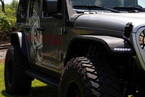 Gladiator Rear Fenders Elite Aluminum For 20-Pres Jeep Gladitor Fishbone