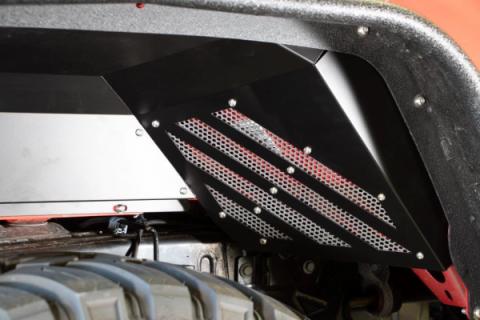 Gladiator Rear JT Black Aluminum Inner Fenders For 2020 Pres JT Gladiator Fishbone Offroad