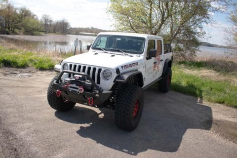 18-Current Jeep Wrangler JL, JLU and 20-Current Jeep JT Gladiator Aluminum Elite Front Fenders Fishbone Offroad