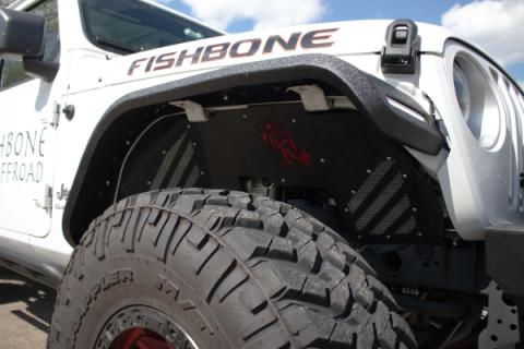 18-Current Jeep Wrangler JL, JLU and 20-Current Jeep JT Gladiator Aluminum Elite Front Fenders Fishbone Offroad