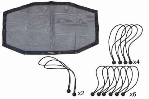 2018-Present Jeep Wrangler JLU Rear Sun Shade Fishbone Offroad