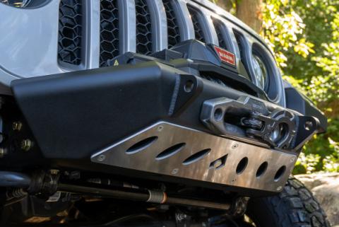 07-Up Jeep Wranger/Gladiator High Clearance Front Bumper Powdercoat Black Steel
