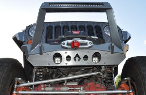 Jeep JK Front Bumper Rock Guard 07-18 Wrangler JK Aluminum Artec Industries
