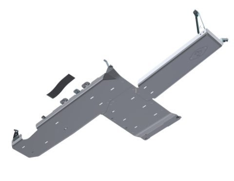 JLU Full Bellypan With Oil Door - 4 Door 2.0L Aluminum 18-Present Artec Industries