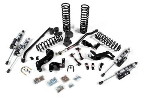 2007-2018 Jeep Wrangler JK J-Kontrol 4 Door 3.5 Inch Lift Kit w/ JSpec Shocks JSPEC