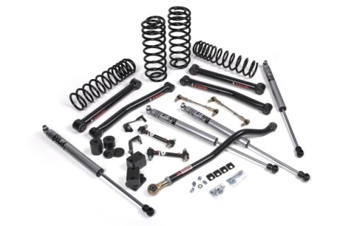 2018-2024 Jeep Wrangler JL J-Konnect 3 Inch Lift Kit 2 Door w/Fox Adventure Series Shocks HD Rate Coils JSPEC