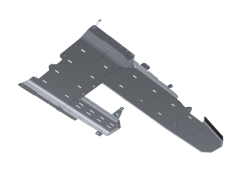 JT Gladiator T-Case/Fuel Skid/ DPF Only -  3.0L Diesel Aluminum Artec Industries