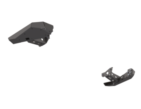 07-Up Jeep Wranger/Gladiator High Clearance Rear Bumper Corner PodsBlack Powdercoat